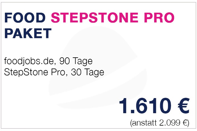 Food Stepstone Pro Paket 1610 Euro Food Stepstone Pro Paket 1610 Euro