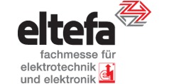 Logo der Eltefa in grau und rot Logo der Eltefa in grau und rot