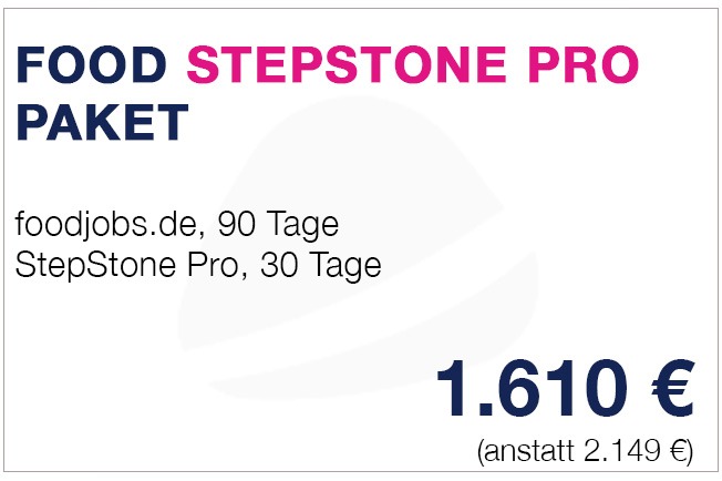 Food Stepstone Pro Paket 1610 Euro Food Stepstone Pro Paket 1610 Euro