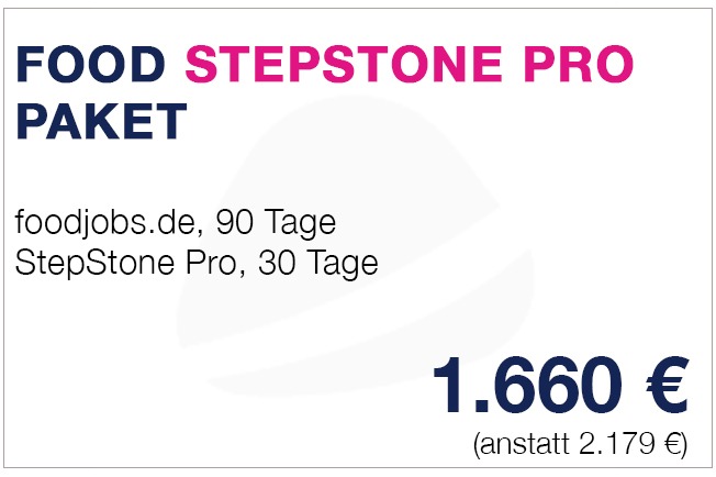 Food Stepstone Pro Paket 1660 Euro