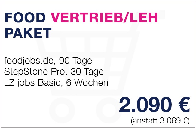 Food Vertrieb/LEH Paket 2090 Euro
