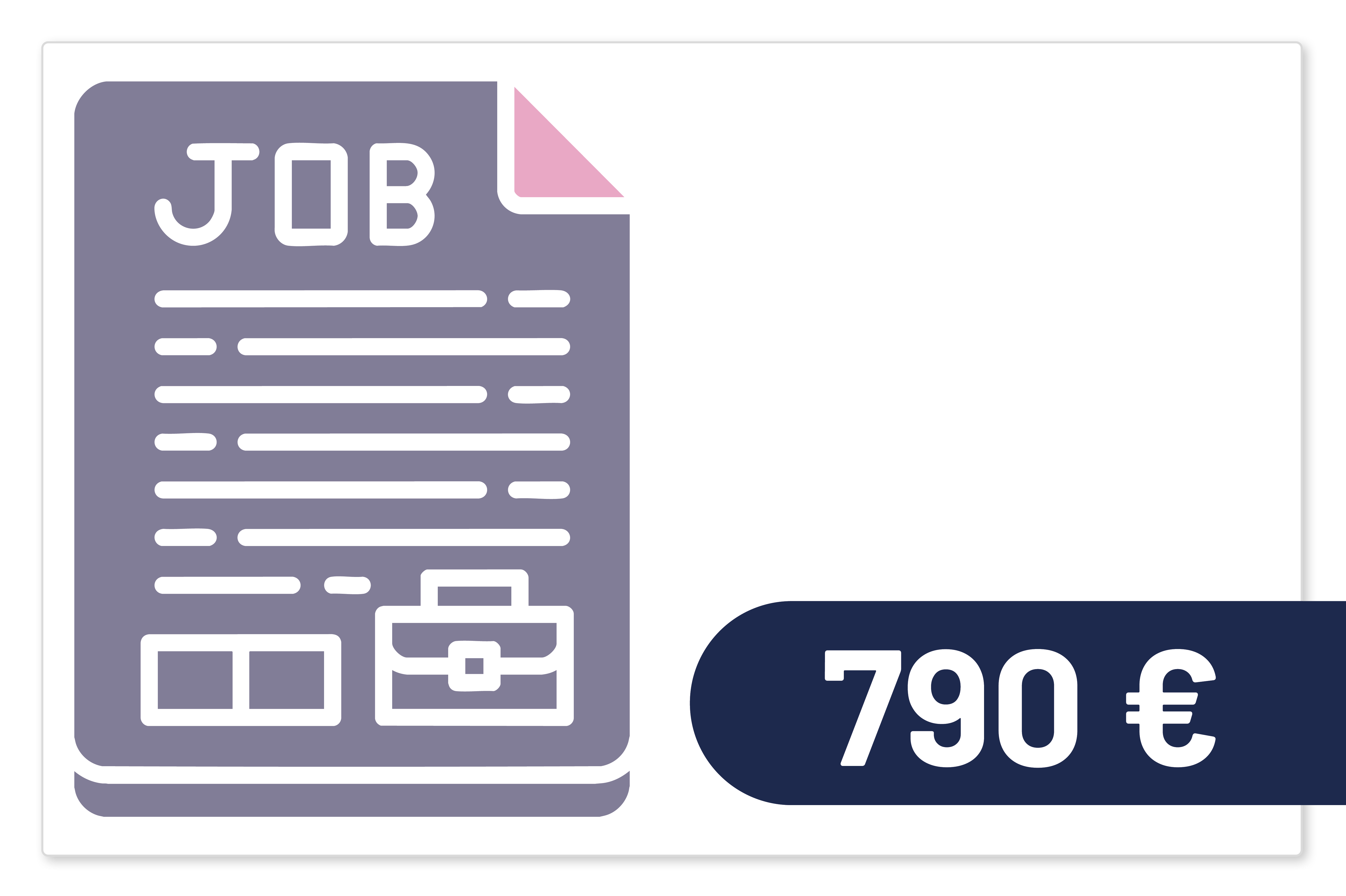 Preis für eine Anzeige auf foodjobs: 780 Euro