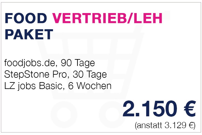 Food Vertrieb/LEH Paket 2150 Euro